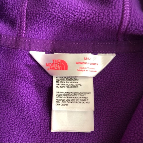 North Face Womens Fleece Lined Full Zip Hoodie - Picture 4 of 7